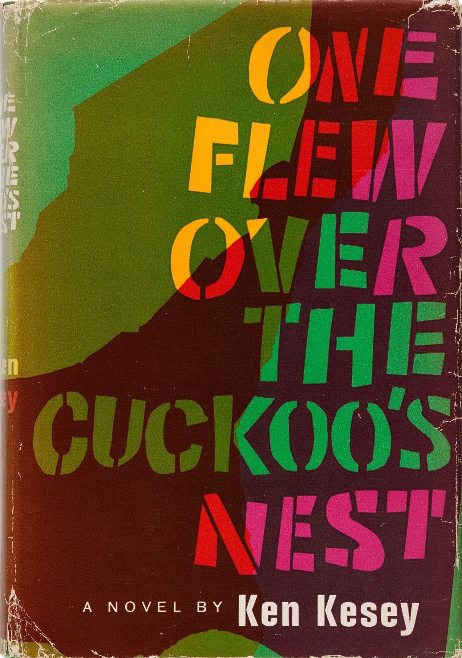 Figure 3 — The first edition of Ken Kesey's One Flew Over the Cuckoo's Nest, 1962, jacket designed by Paul Bacon. Included as a document of perception rather than of practice: this novel, and the film that fo…