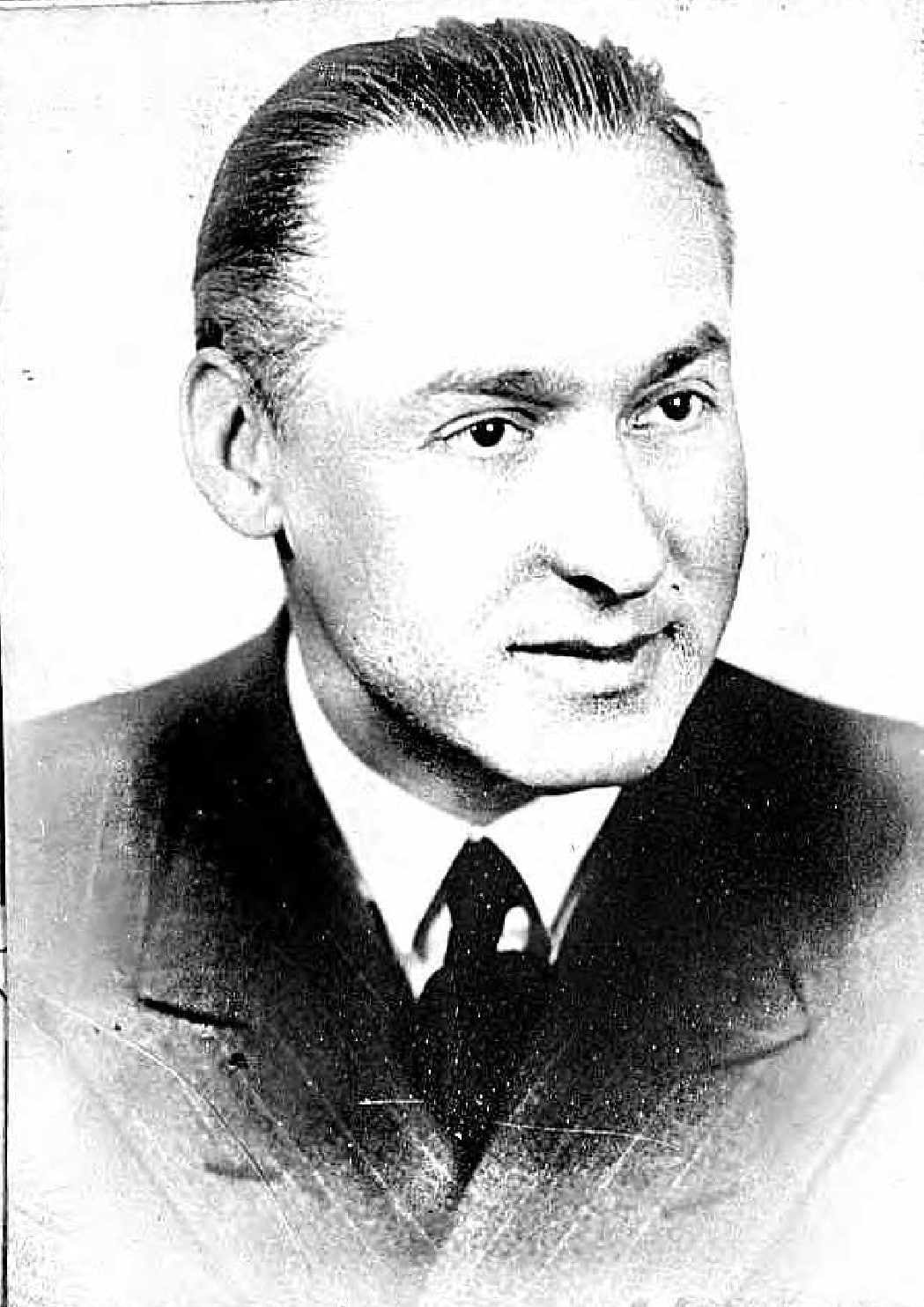 Figure 1 — Ladislas J. Meduna, who in 1934 induced convulsions chemically with camphor and then Metrazol. He belongs at the head of this volume because he established the premise everything after it rests on …