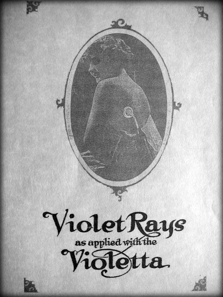 Figure 3 — A Bleadon-Dun "Violetta" advertisement / booklet cover, Chicago, early 1920s. Period advertising is often the only surviving documentation of a small maker's model line.